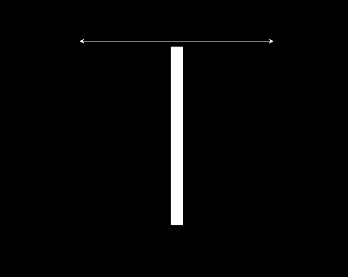 Illustration of a rectangle moving in the camera pixel space